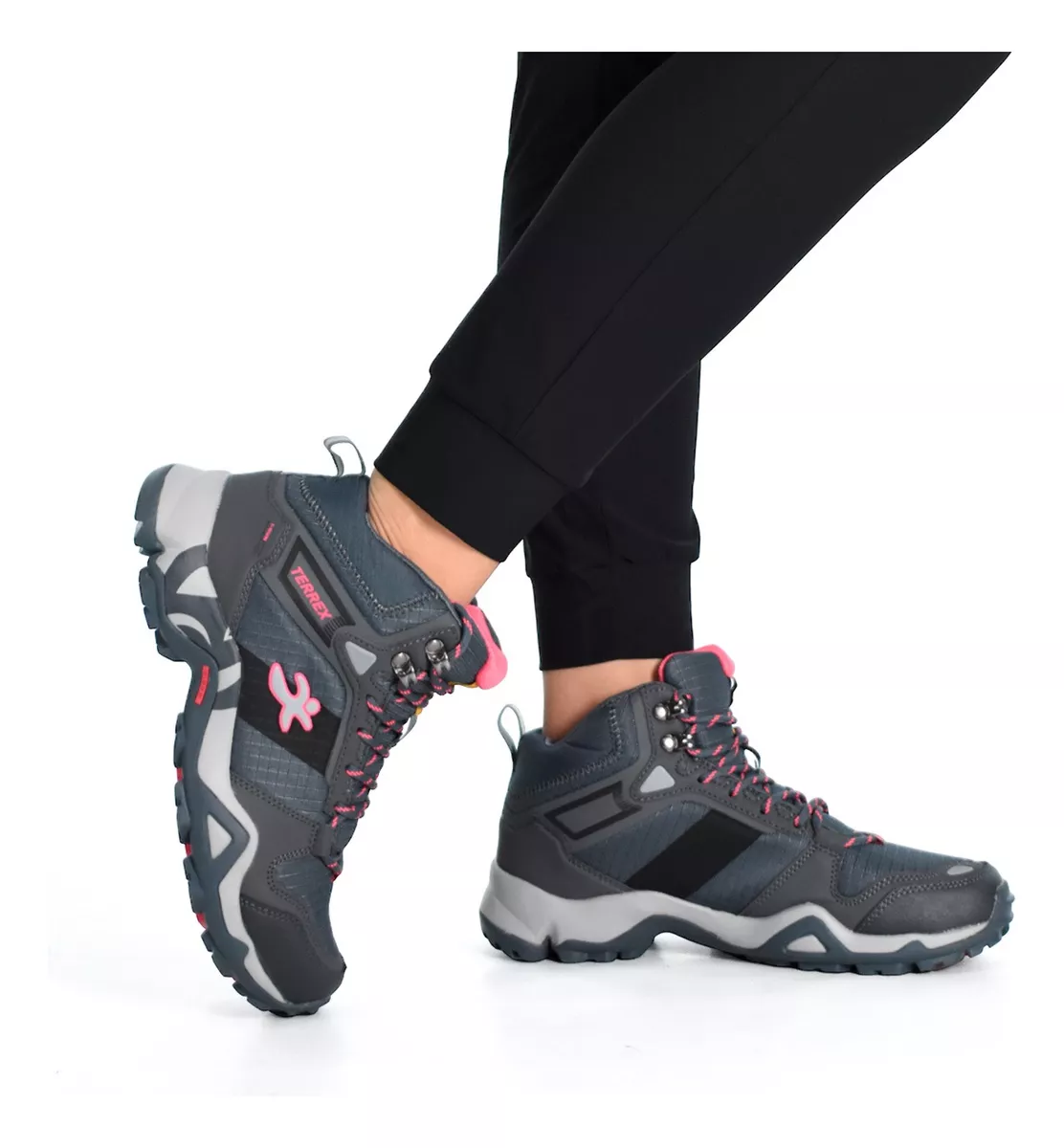 Bota Zapatilla Trekking Botita Mujer Importada Irun 6486