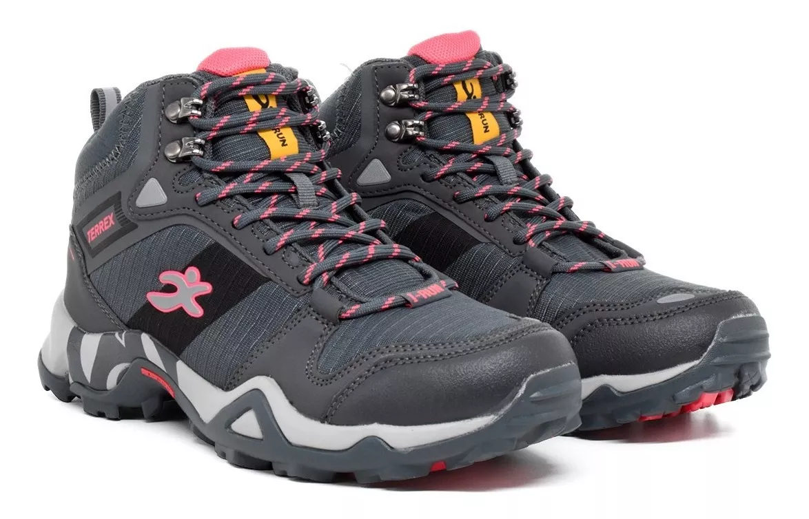 Bota Zapatilla Trekking Botita Mujer Importada Irun 6486