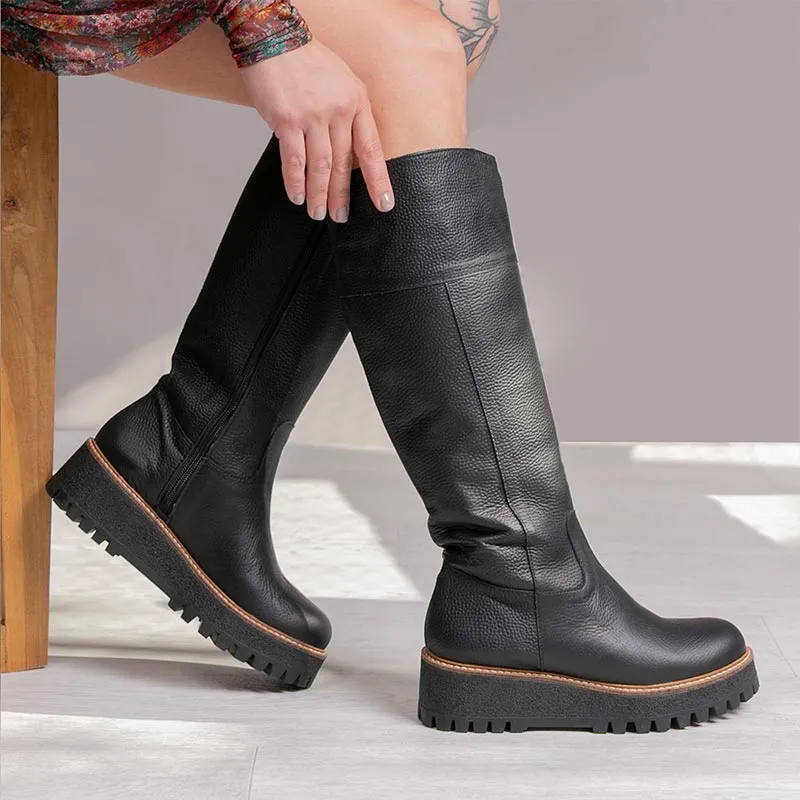 Botas Altas Calafate Negras