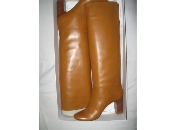 Botas altas céline, Nunca ha sido usado Caramelo 