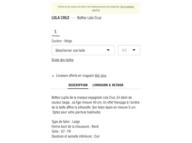 botas altas lola cruz Beige Gris pardo 