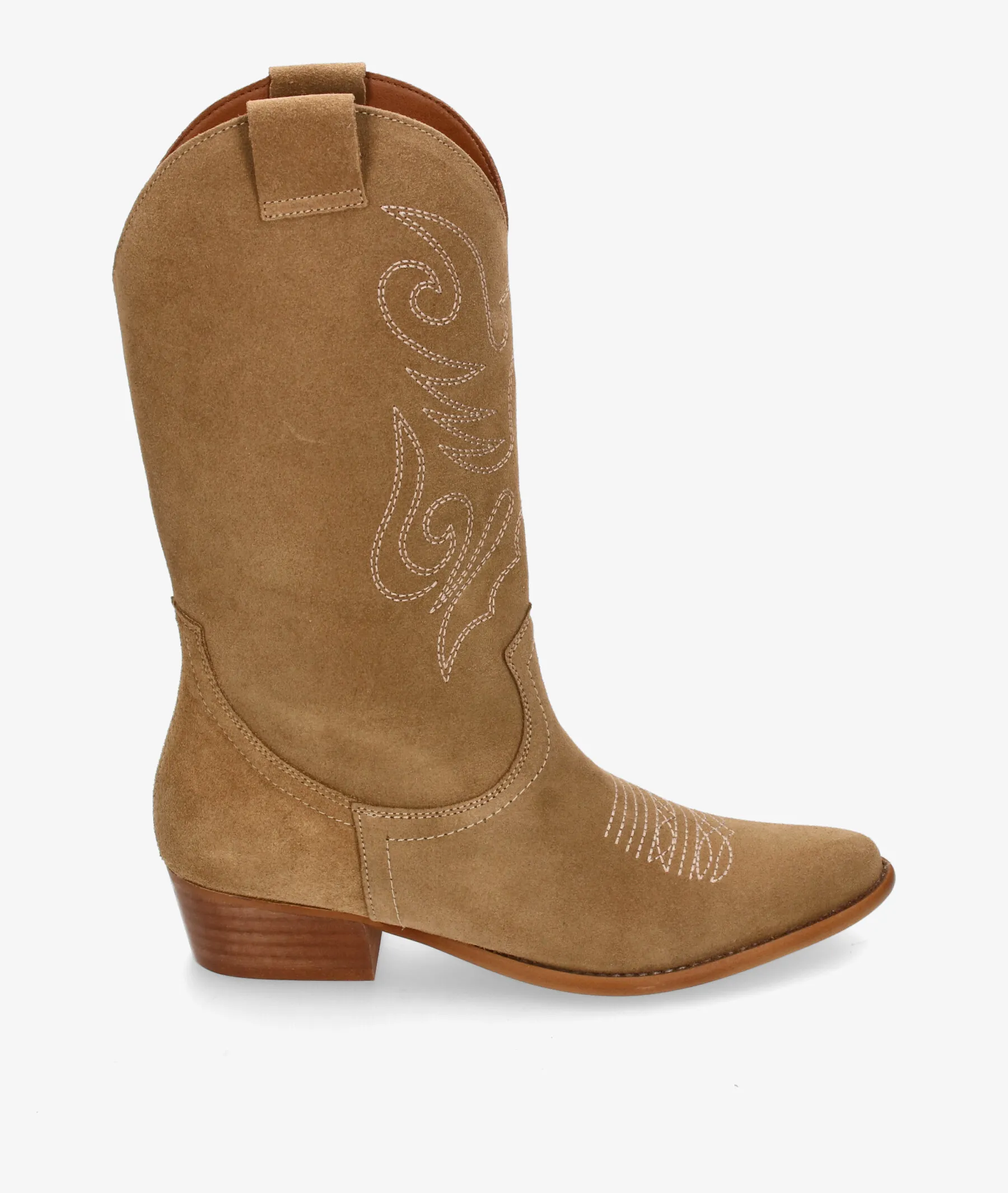 Botas Bryan  JANDRA  en serraje taupe