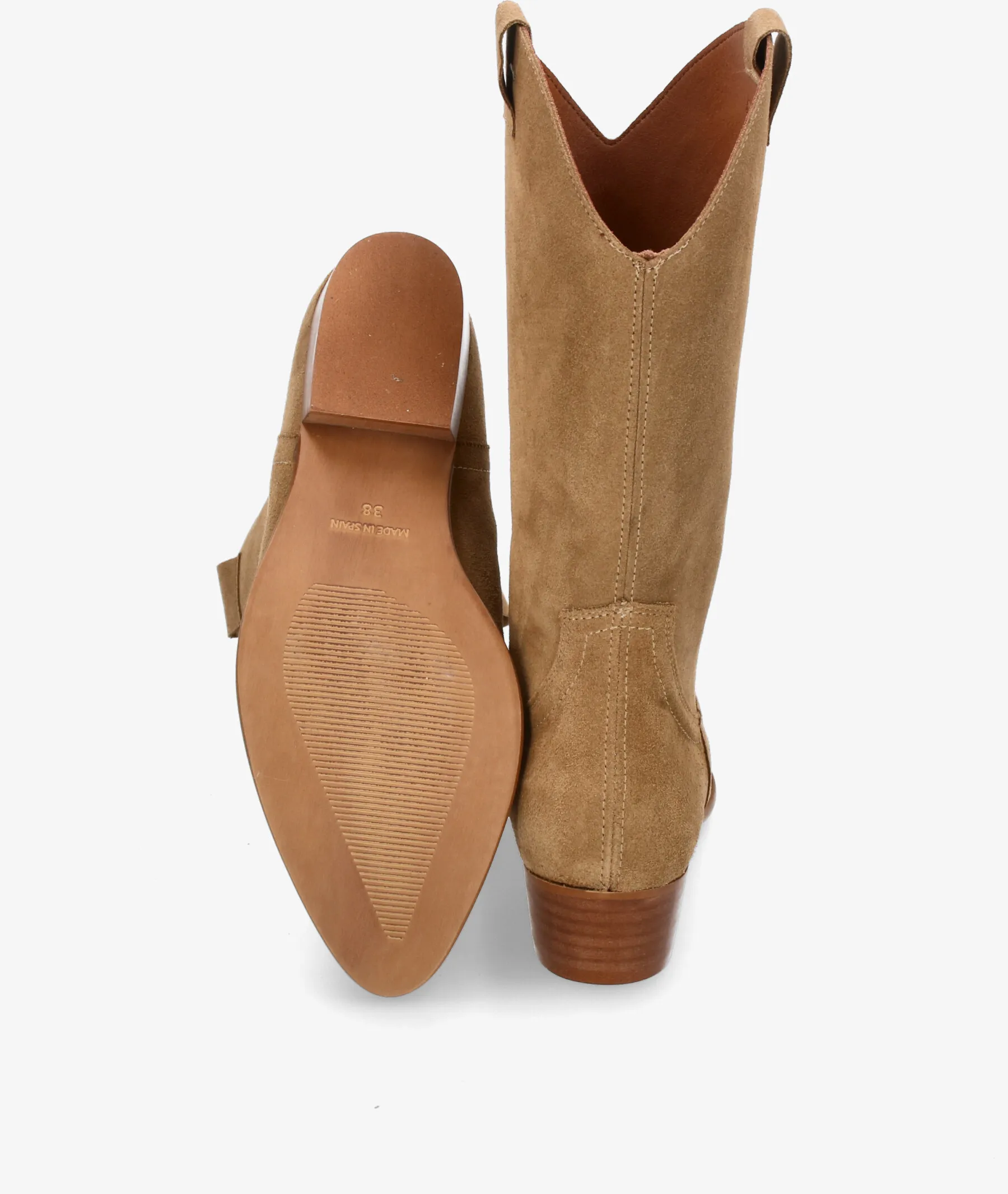 Botas Bryan  JANDRA  en serraje taupe