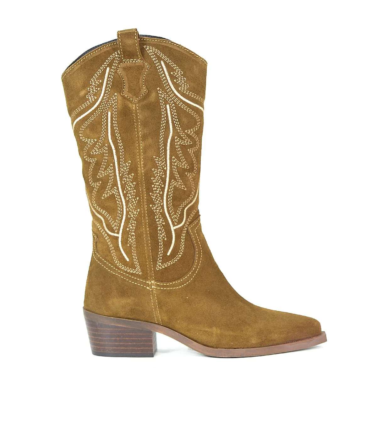 BOTAS COWBOY MUJER LIA TABACO