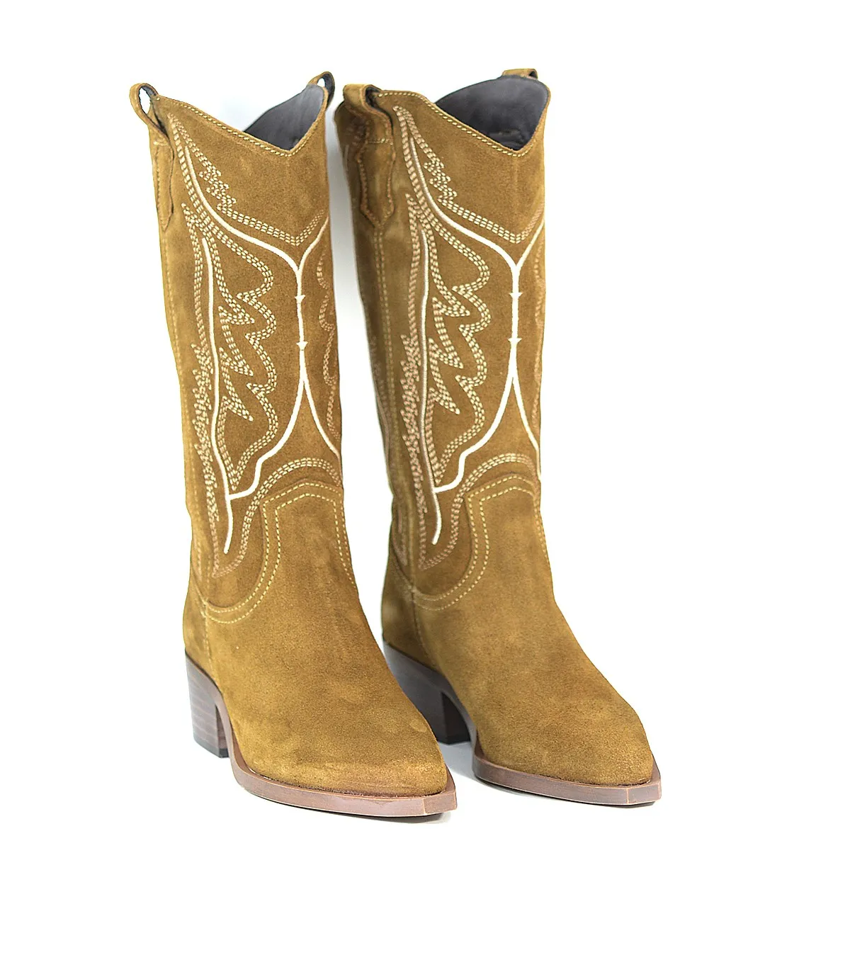 BOTAS COWBOY MUJER LIA TABACO