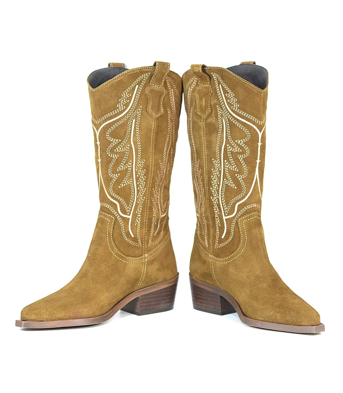 BOTAS COWBOY MUJER LIA TABACO