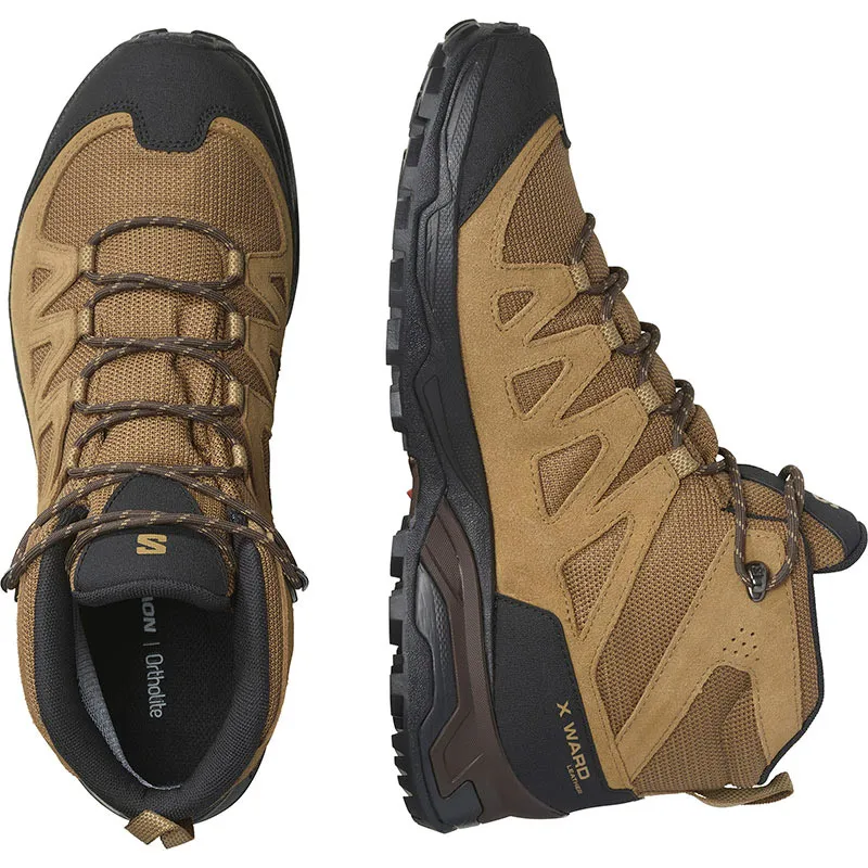 Botas salomon X Ward Leather Mid Gtx