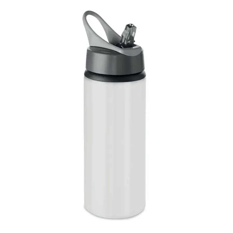 Botella promocional pajita plegable 600 ml