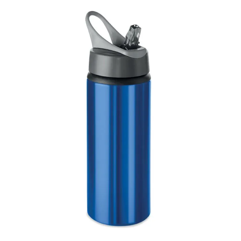 Botella promocional pajita plegable 600 ml