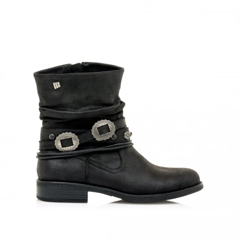 Botines Casual de Mujer MTNG PERSEA Negro 52919