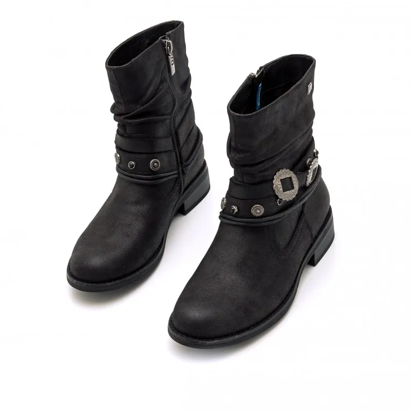 Botines Casual de Mujer MTNG PERSEA Negro 52919
