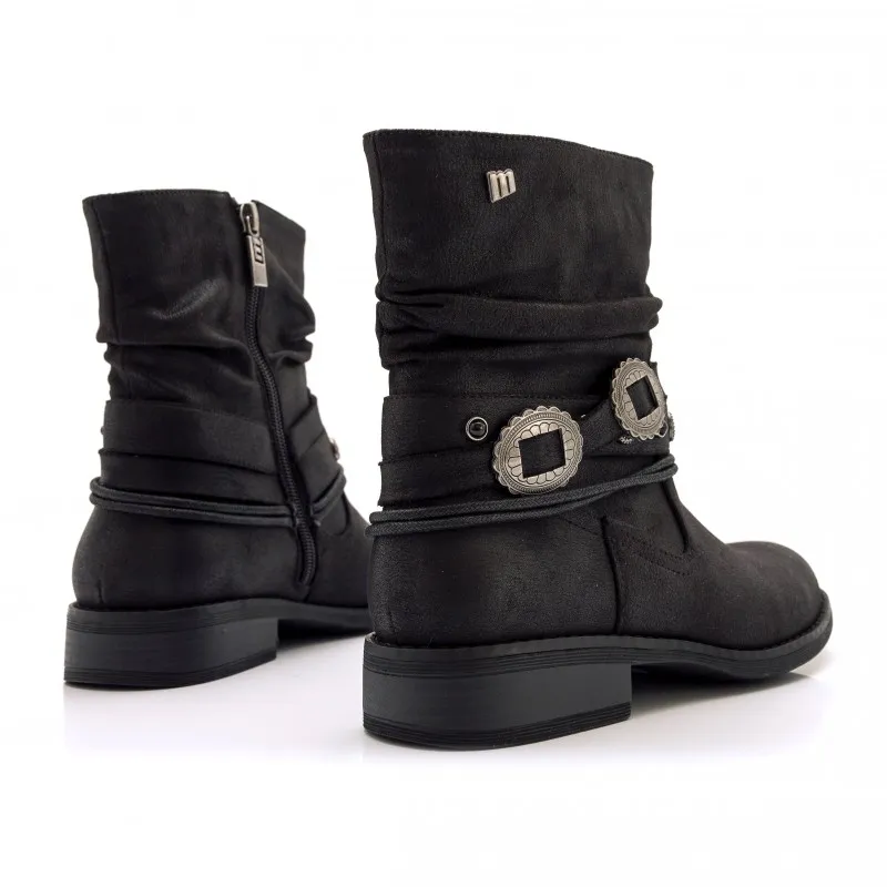 Botines Casual de Mujer MTNG PERSEA Negro 52919
