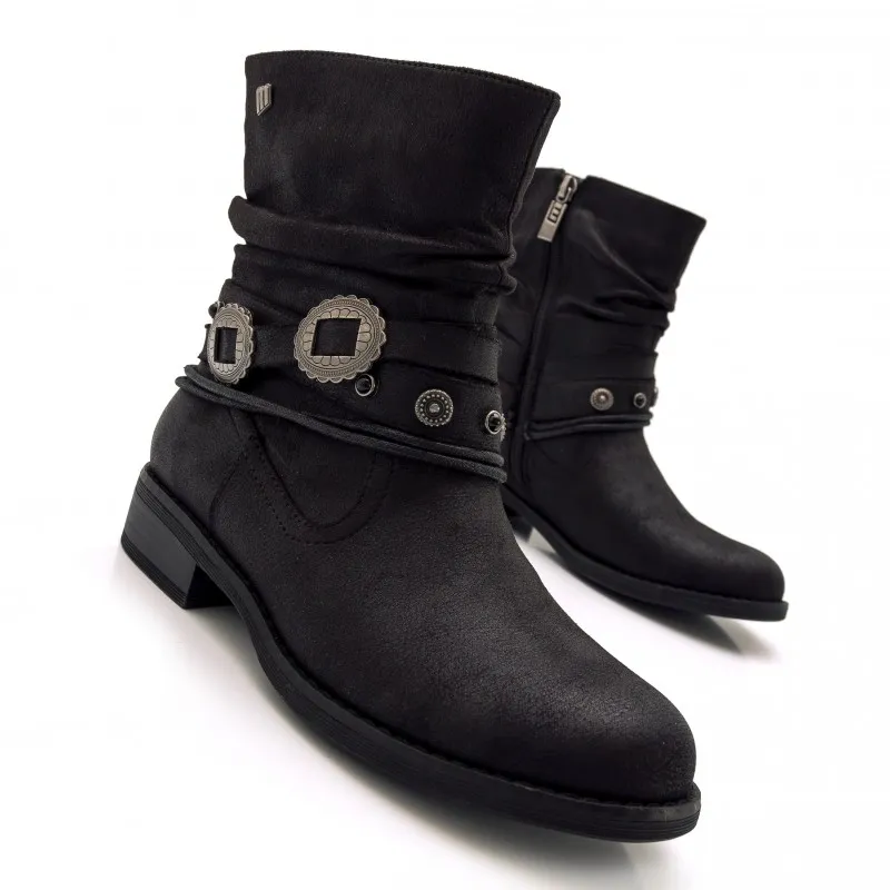 Botines Casual de Mujer MTNG PERSEA Negro 52919