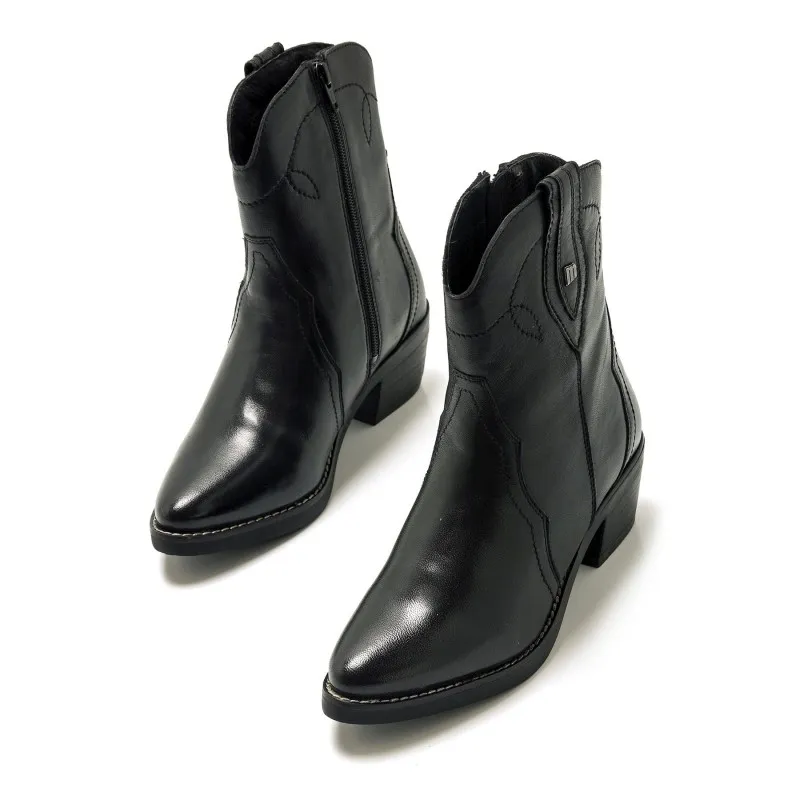 Botines Casual de Mujer MTNG TEO Negro 55738