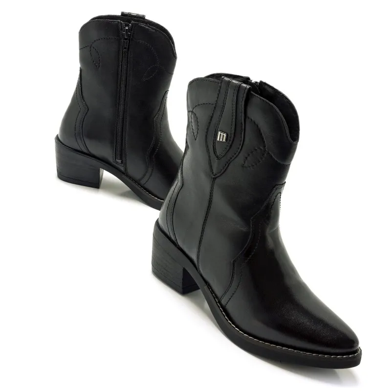 Botines Casual de Mujer MTNG TEO Negro 55738
