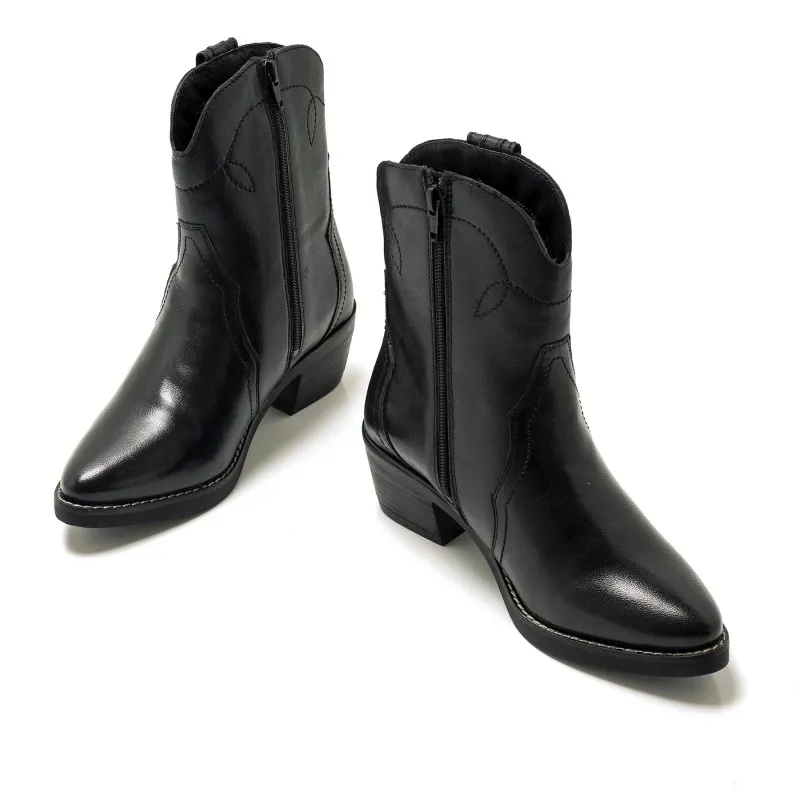 Botines Casual de Mujer MTNG TEO Negro 55738
