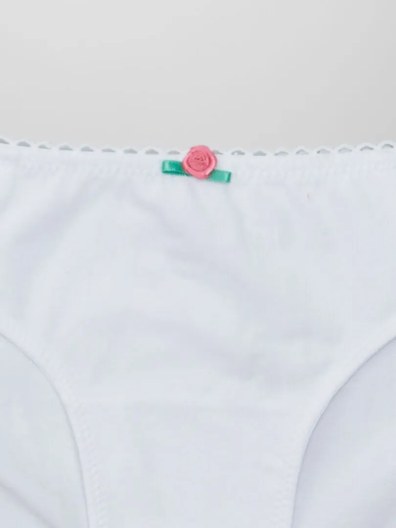 BRAGUITA CON BORDADO INGLéS  BLANCO