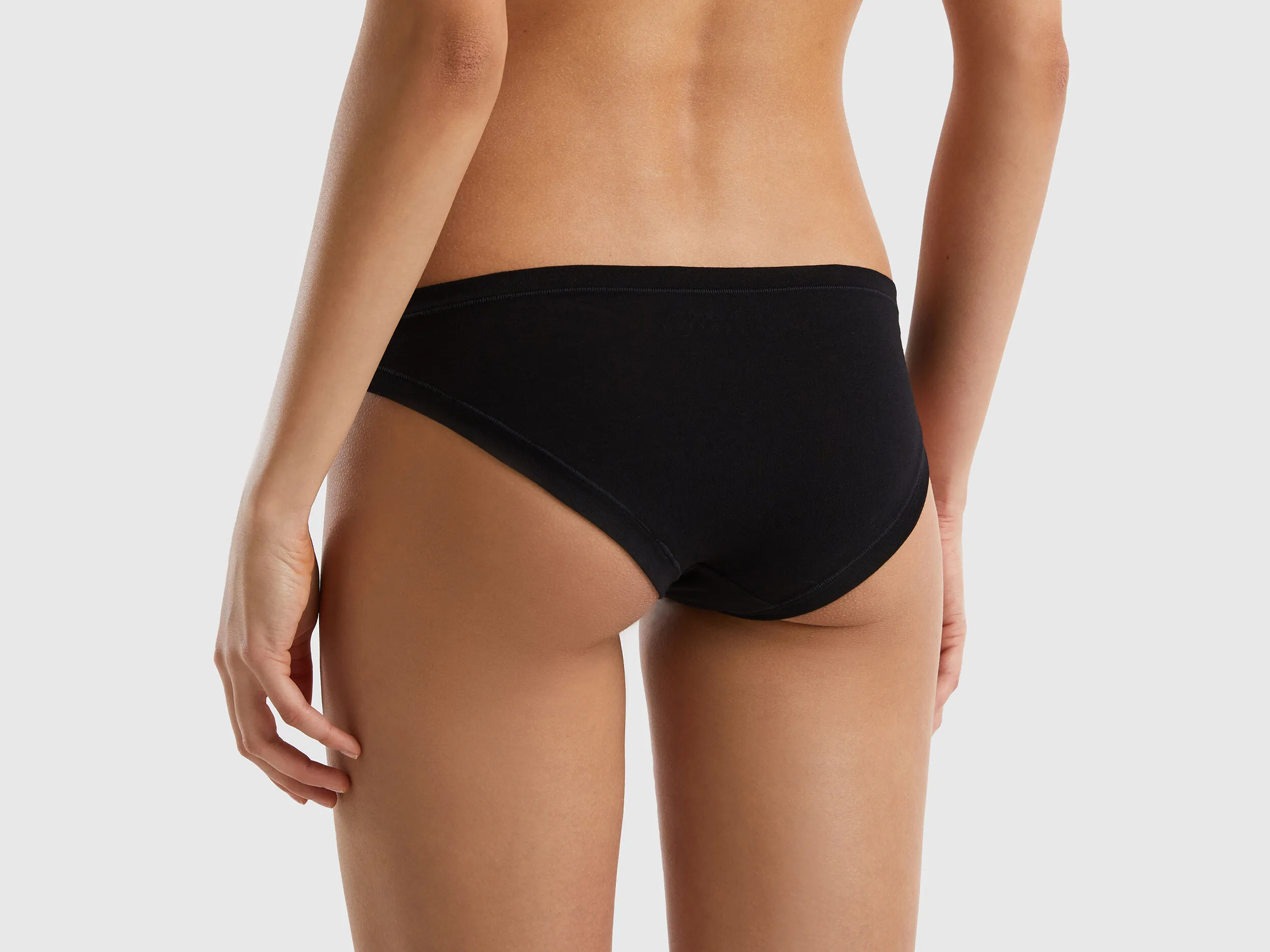 Braguita de algodón orgánico super stretch de talle bajo