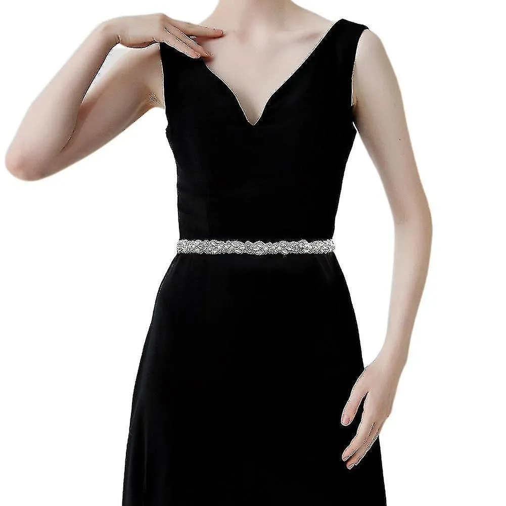 Bridal Belt For Women Dress,wedding Dress Belt For Bride Crystal Rhinestone Sash Wedding Belt