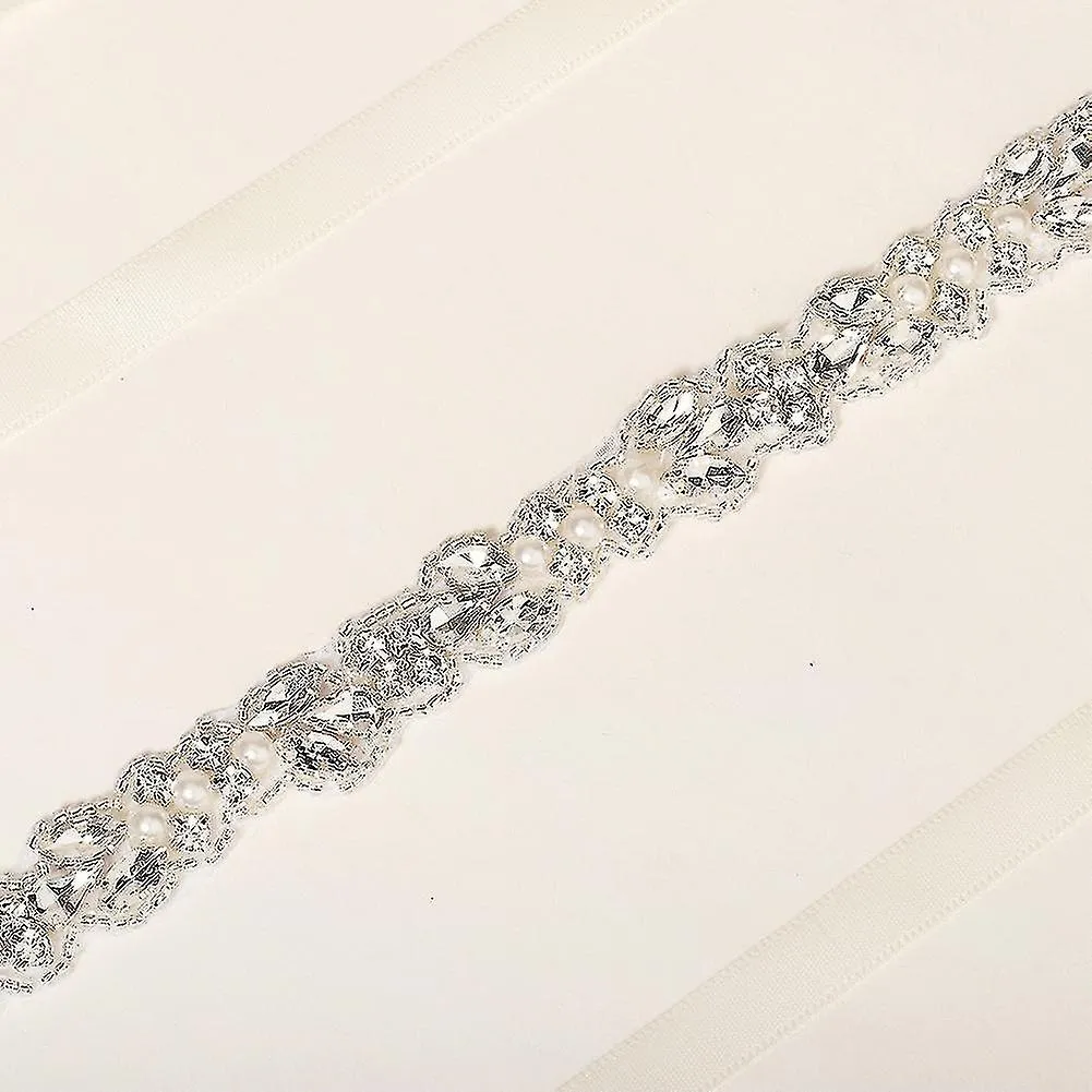 Bridal Belt For Women Dress,wedding Dress Belt For Bride Crystal Rhinestone Sash Wedding Belt