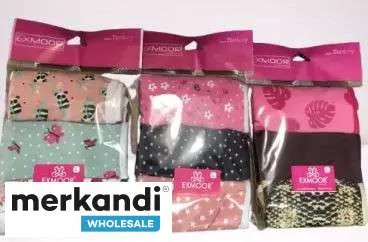 Calzoncillos de mujer disponibles en un paquete de 3 con mezcla de colores para venta al por mayor desde Turquía.