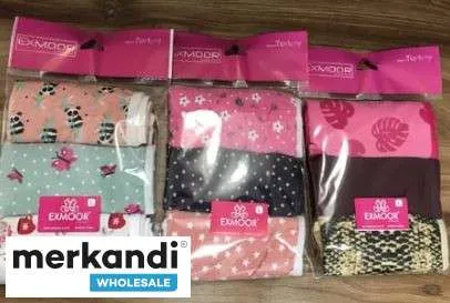 Calzoncillos de mujer disponibles en un paquete de 3 con mezcla de colores para venta al por mayor desde Turquía.