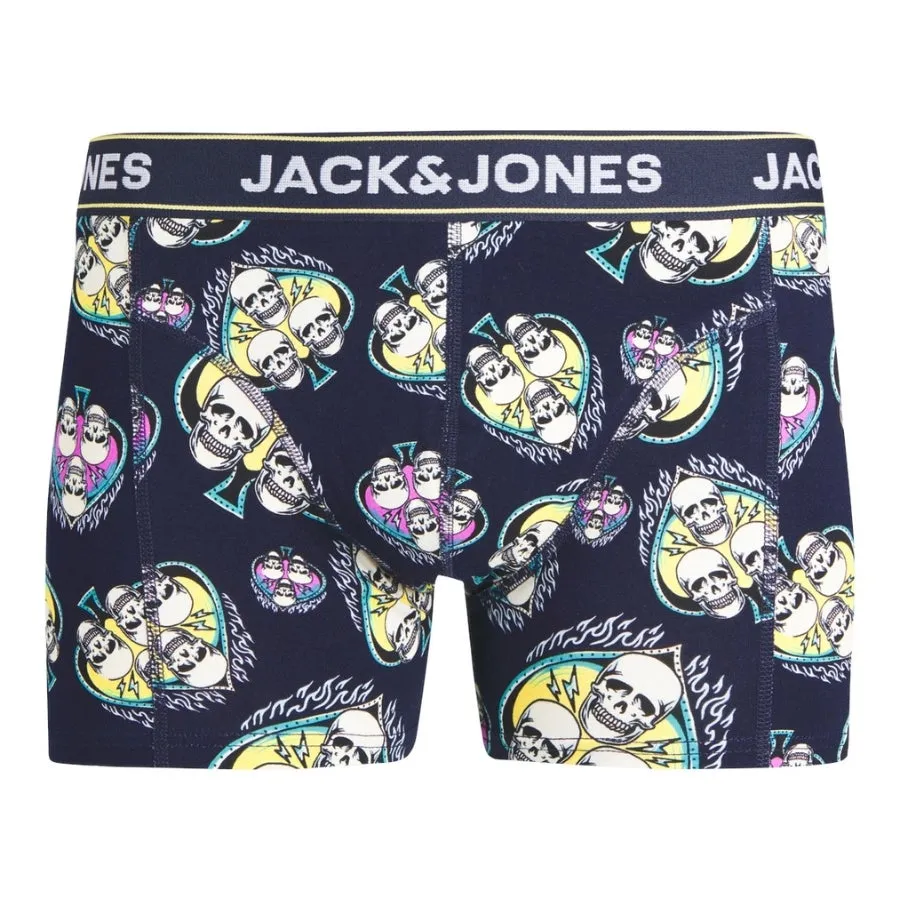  Calzoncillos Jack & jones Jactriple Skull Trunks 3 Pack Jnr