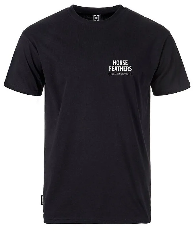 CAMISA HORSEFEATHERS MOUNTAIN SKULL  BLACK  MEN´S