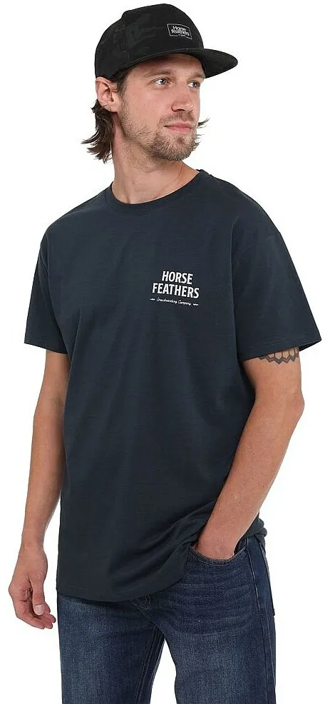 CAMISA HORSEFEATHERS MOUNTAIN SKULL  MIDNIGHT NAVY  MEN´S