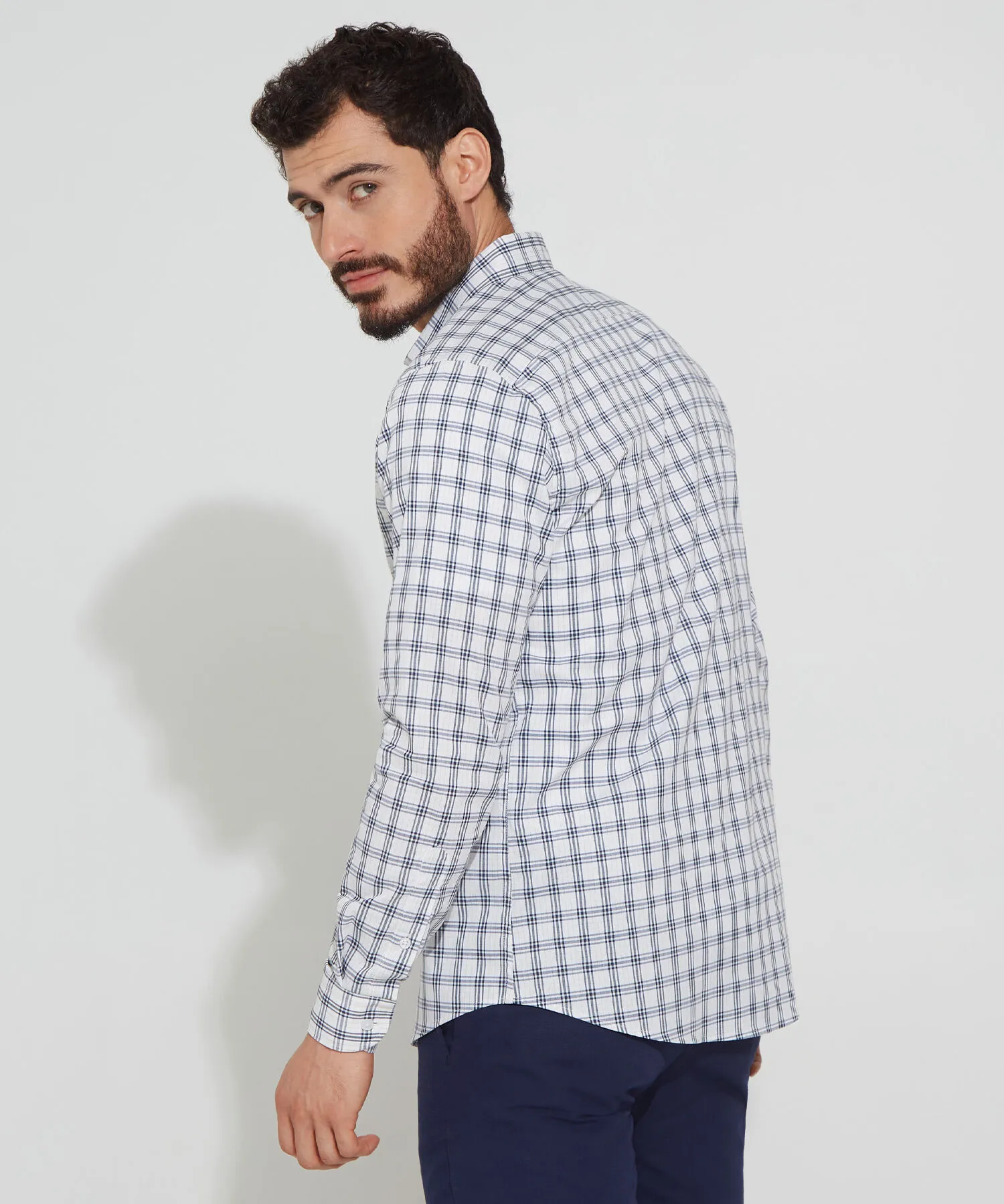 CAMISA MANGA LARGA A RAYAS