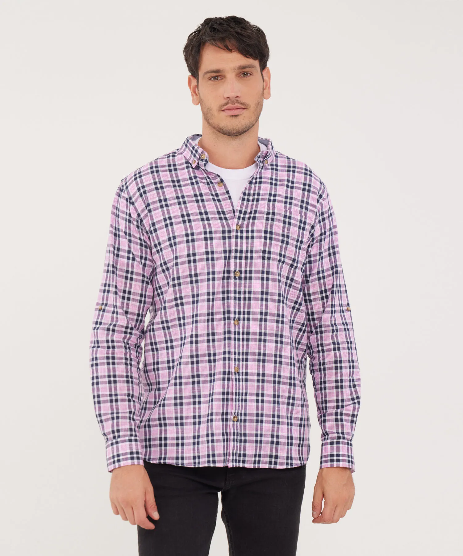 CAMISA MANGA LARGA BUTTON DOWN