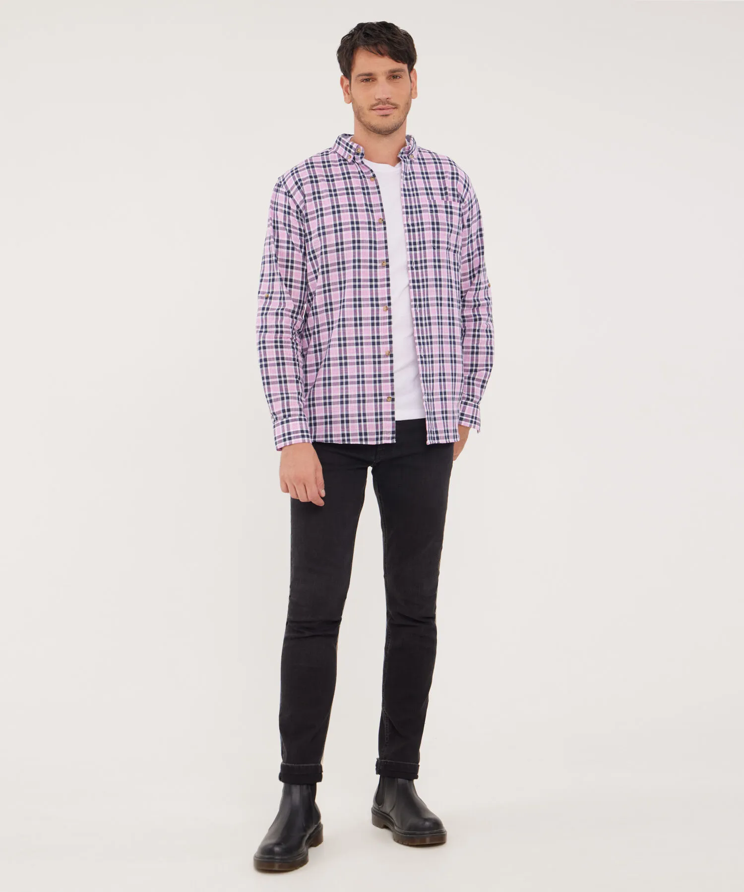 CAMISA MANGA LARGA BUTTON DOWN