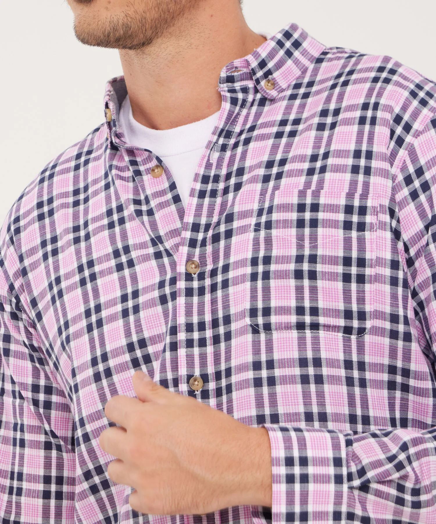 CAMISA MANGA LARGA BUTTON DOWN