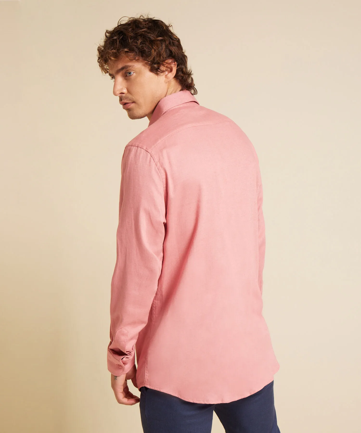 CAMISA MANGA LARGA EN LINO