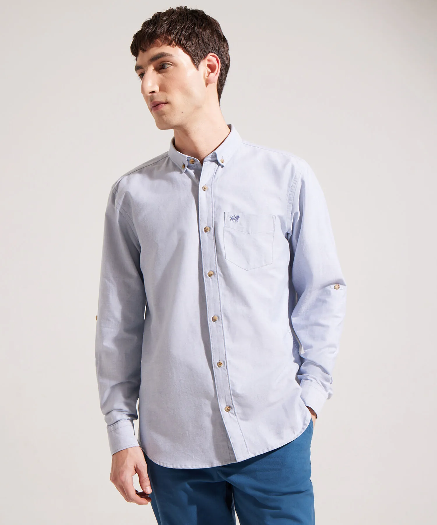 CAMISA MANGA LARGA UNICOLOR