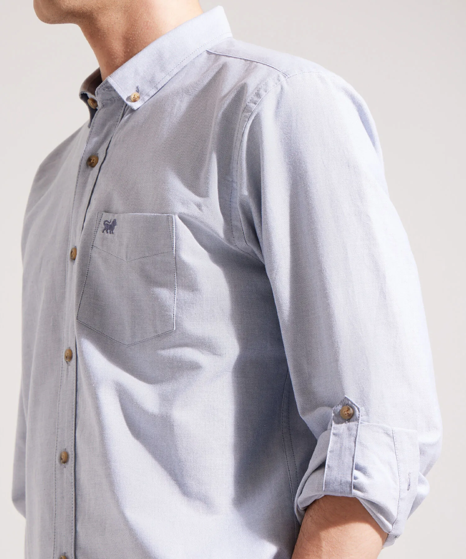 CAMISA MANGA LARGA UNICOLOR