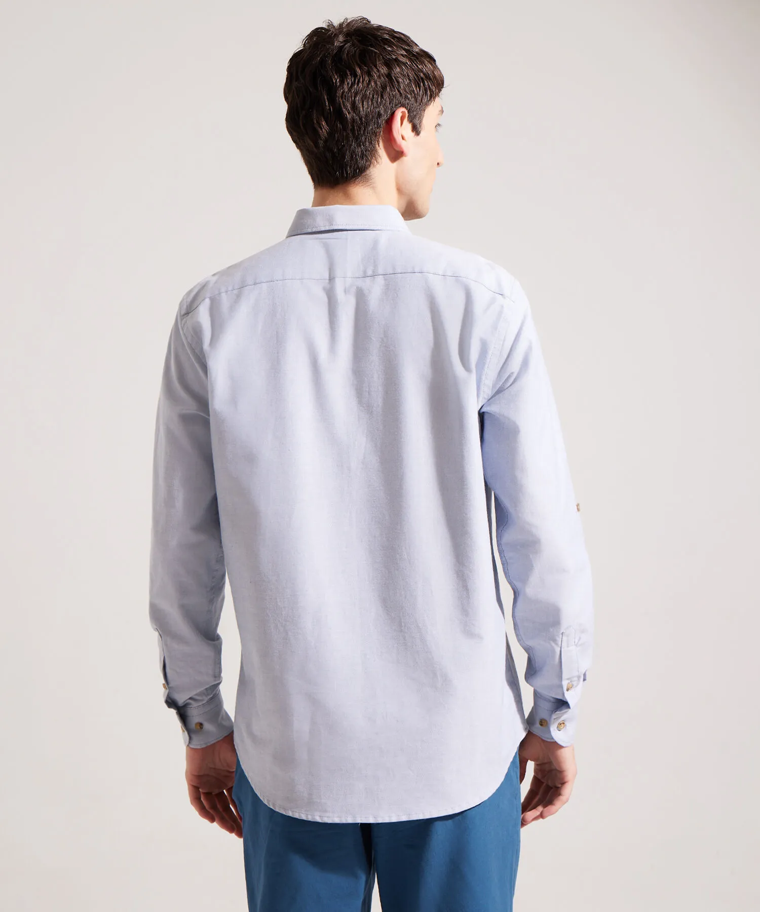 CAMISA MANGA LARGA UNICOLOR