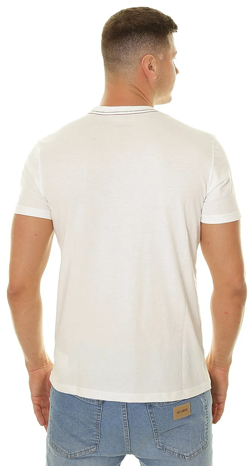 CAMISA RVCA SKULL SURFER  ANTIQUE WHITE  MEN´S