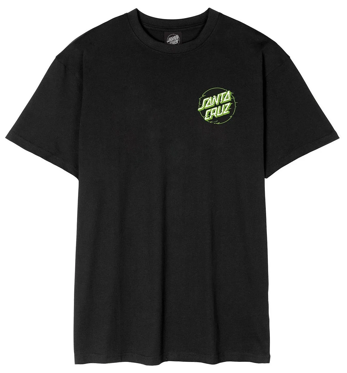 CAMISA SANTA CRUZ TOXIC SKULL  BLACK  MEN´S