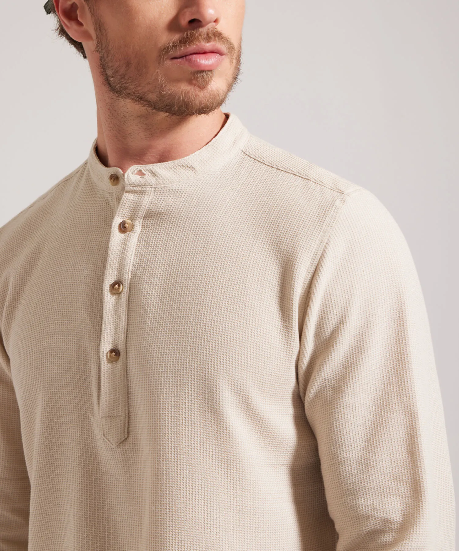 CAMISA UNICOLOR MANGA LARGA SLIM FIT