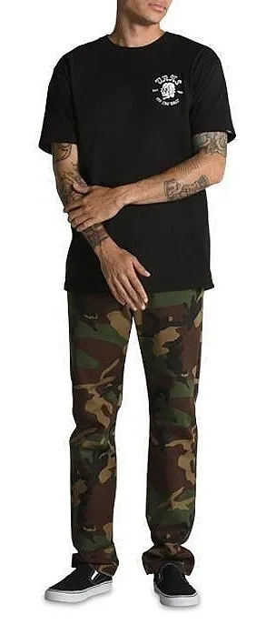 CAMISA VANS SHAKEN SKULL  BLACK  MEN´S