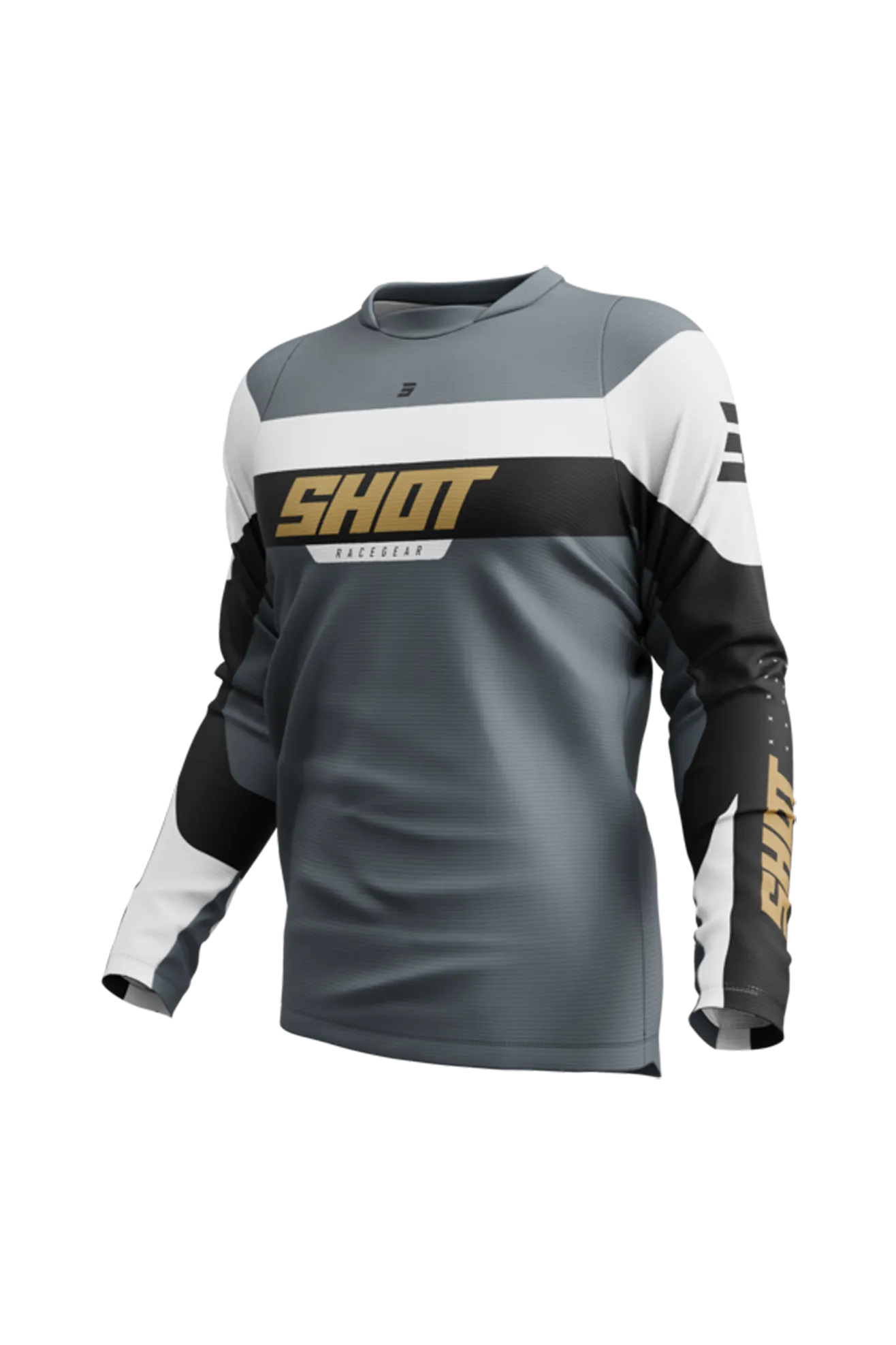 Camiseta de Cross Shot Devo League Dorada 