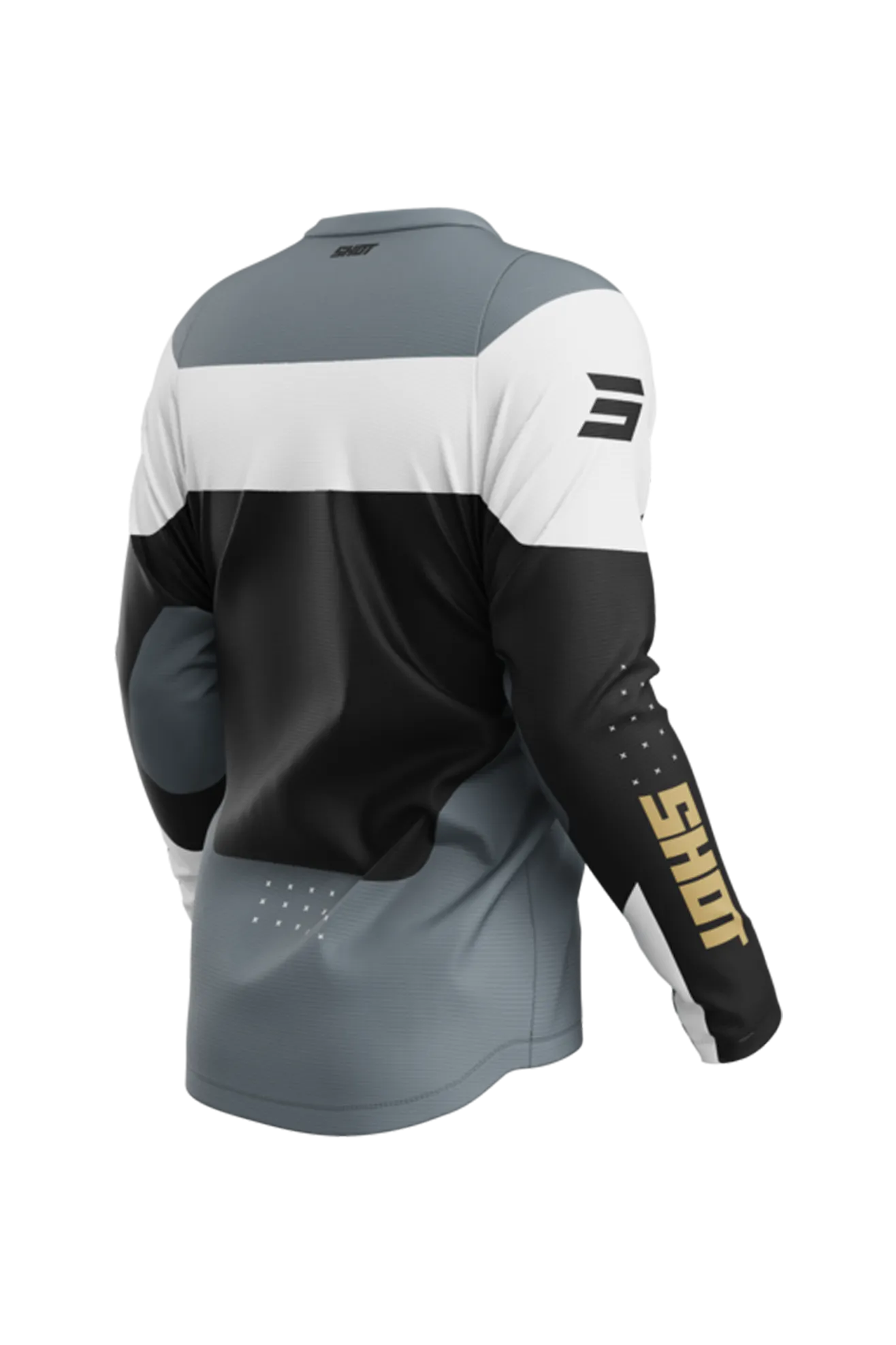 Camiseta de Cross Shot Devo League Dorada 