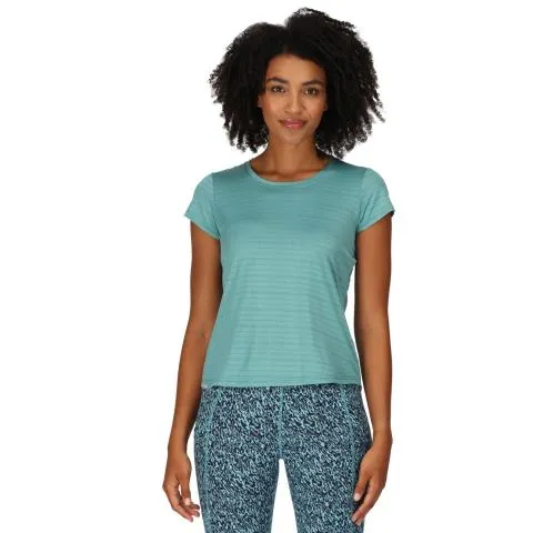 CAMISETA DE TREKKING PARA MUJER  REGATTA LIMONITE  RWT281GHG