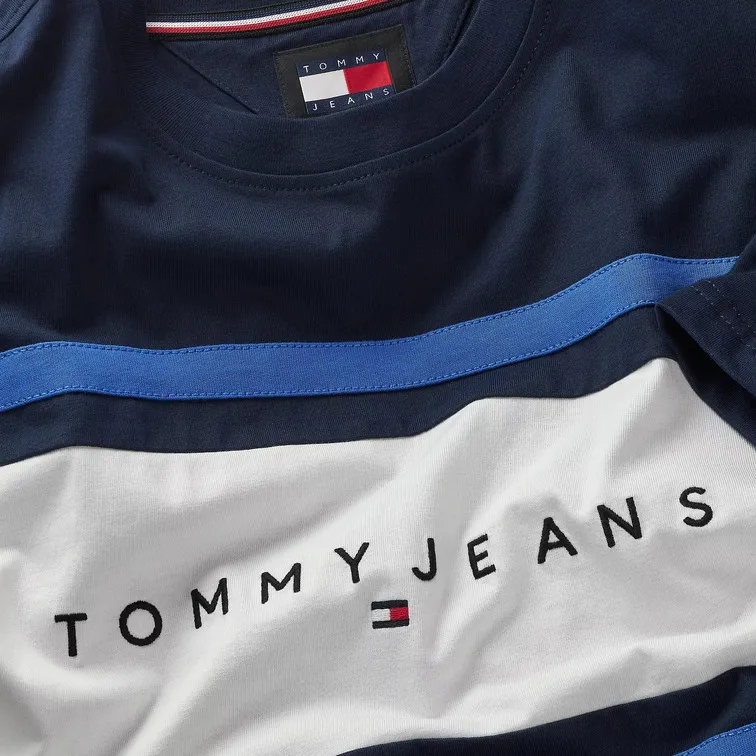 CAMISETA FIT REGULAR DISEÑO COLORBLOCK HOMBRE TOMMY JEANS