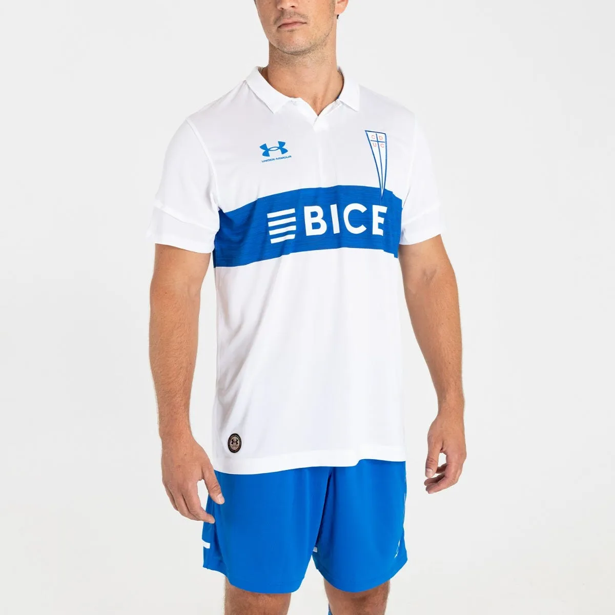 Camiseta Local Fútbol Hombre Under Armour Universidad Catolica Blanca