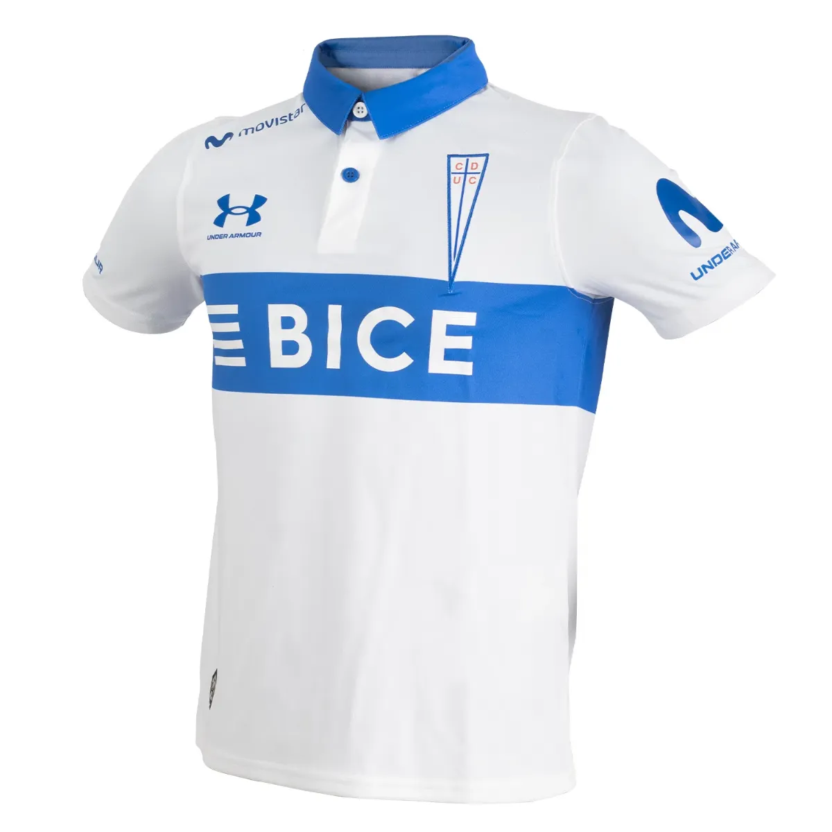 Camiseta Local Universidad Católica Hombre Under Armour 2021/2022 Blanca/Celeste