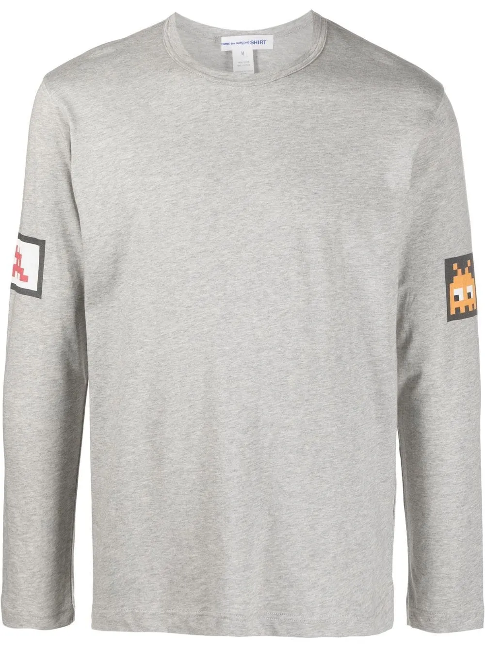 CAMISETA MANGA LARGA ARCADE GRIS