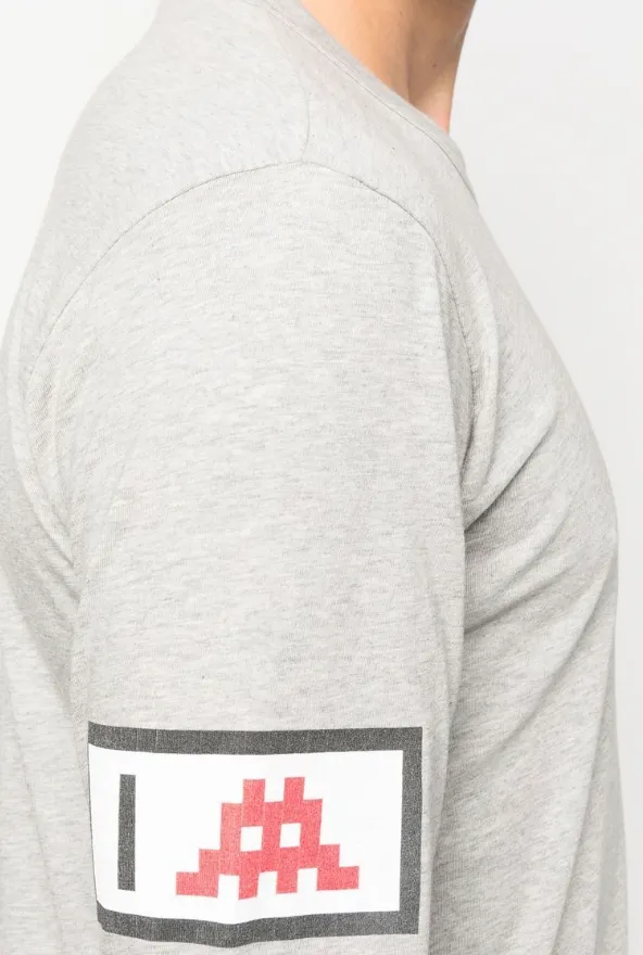 CAMISETA MANGA LARGA ARCADE GRIS