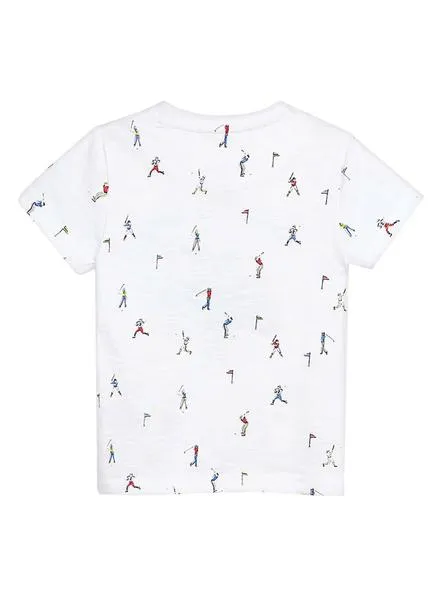 camiseta mayoral estampada para niño